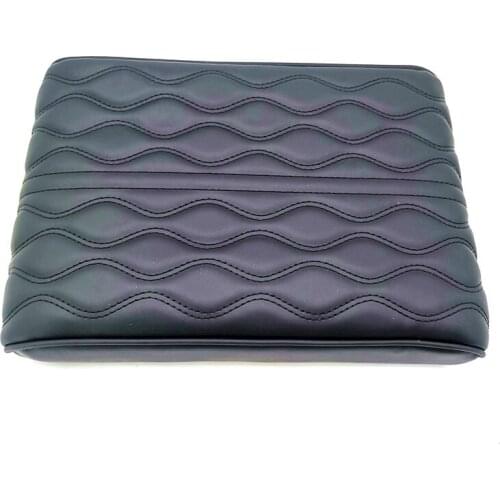 Car Armrest Pad Cover Universal Center Console Wave Pattern Auto Seat Armrests Box Protection Cushion Hand Supports