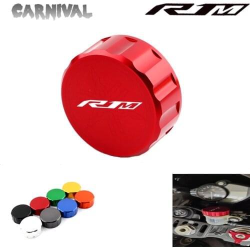 For Yamaha YZF R1 R1M R1S CNC cylinder fuel tank cap billet aluminum rear brake fuel tank cap 2015-2019
