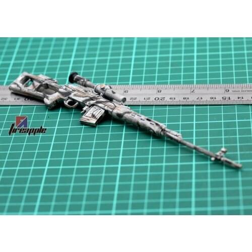 KNL HOBBY Action Figure 12 inch doll 1/6 soldiers hair snow camouflage Russian SVD sniper gun model all plastic material