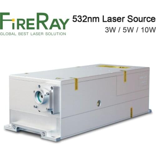 FireRay 532nm 7W 12W Integrated Water-cooled Green laser Module Laser Source use for Green Laser Marking Machine