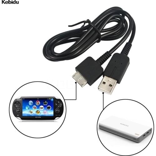 Kebidu 2017 Brand New and High Quality 2 in 1 USB Data Transfer Sync Charger Cable Cord For Sony PS Vita For PSV