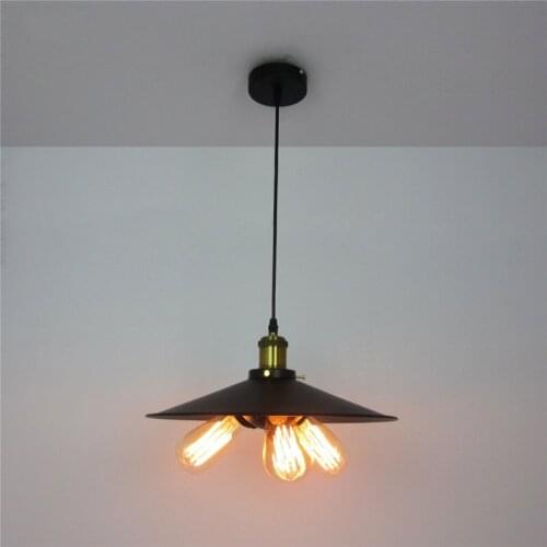 New Retro Iron 3 head Pendant Lights Loft Vintage Lamp E27 Pendant Lamp Hanging Light Fixture for Restaurant Bedroom Living Room