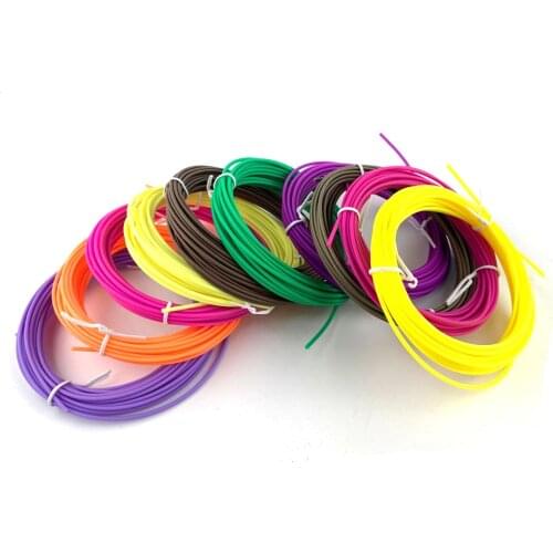 5 Meters/Roll 5M PLA Filament For 3D Printer FDM 3D Painting Drawing Printing Pen Consumable 1.75mm Plastic Filament