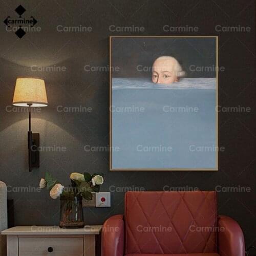 Portrait Funny Picture On Canvas Famous Oil Painting Picture Modern Wall Art Nordic Decorative Posters and Prints for Home Decor