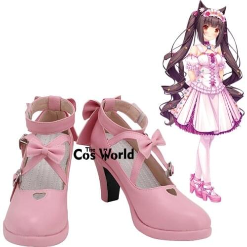 NEKOPARA Nekomimi Paradise Chocola Casual Anime Games Customize Cosplay High Heels Shoes