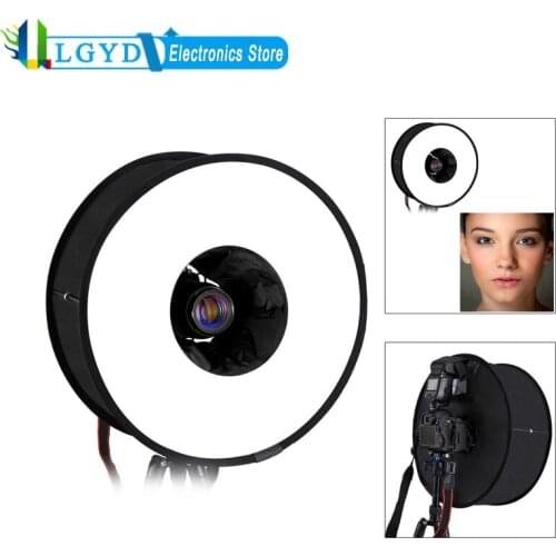 PULUZ 45cm Round Style Macro and Portrait Softbox SpeedLite Flash Light Foldable Diffuser