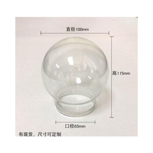 Promotional Gift 100 mm Diameter snow dome DIY Empty glass snow globe Crystal Ball Glass Birthday Wedding Valentines Day