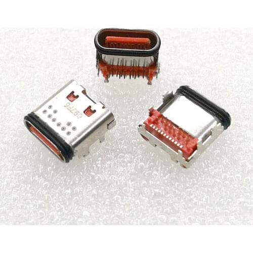 50pcs USB Type C Jack Female Socket Connector For JBL Flip 5 charge 5 Go 3 Bluetooth Speaker Charging Port For Flip5 charge5 Go3