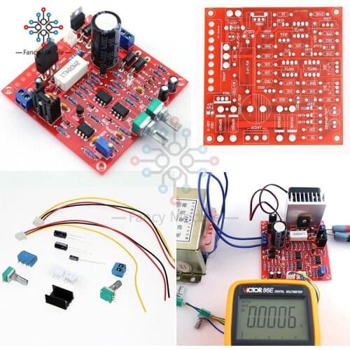 0-30V 2mA-3A Adjustable DC Regulated Power Supply DIY Kit Short Circuit Current Limiting Protection For School Education Lab
