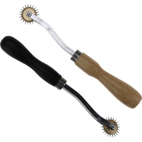 YOKOYAMA Sewing Tool Steel Toothed Pressure Zoned Cloth Wheel Round Sewing Needle Scribing Wheel Proofing Round Tracing Wheel