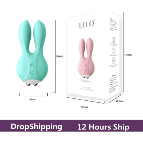 Electric Shock Rabbit Vibrator Clitoris Stimulator G-spot Vibrating Egg Vagina Breast Massage Clit Vibrator Sex Toys For Woman