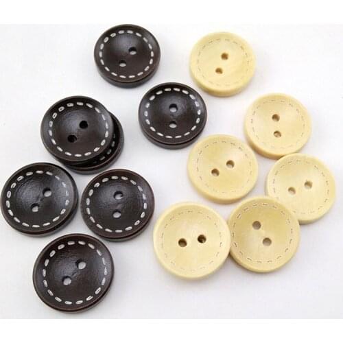 100Pcs Wooden Buttons for Clothing Decoration Wedding Decor Handmade Letter Love DIY Crafts Scrapbooking For Sewing Accessories