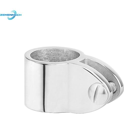 316 Stainless Steel Jaw Slide Clamp Bimini Top Hinged Slide Fitting Marine Hardware Yacht Tube Rail Boat Accessories Yacht Canoe