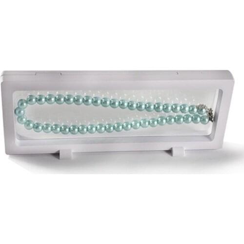 50pcs PET Membrane Pen Watch Pendant Display Rack Holder Packaging Box Jewelry Floating Presentation Case lin4042