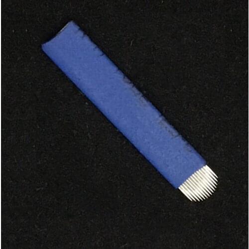 500 PCS 0.25mm Flex 14U Blades Laminas Agulhas Tebori Microblading Needles Permanent Makeup Tattoo Needle For Tobori Pen