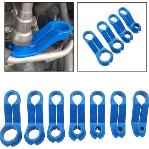 7pcs/set Automobile Fuel Line Disconnect Tool Set Fuel Line Removal Accessories Kit Replace Parts