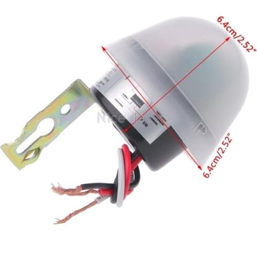 Automatic Auto On Off Photocell Street Light Switch DC AC 220V 10A Sensor Switch F16 20 Dropship