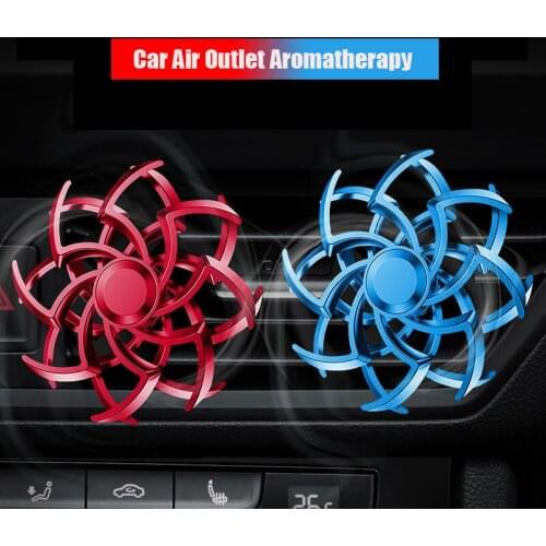 Car Conditioning Air Outlet Aromatherapy Clip Luxury Spider Auto Fragrance Bidirectional Rotation Car Perfume Deodoran Diffuser