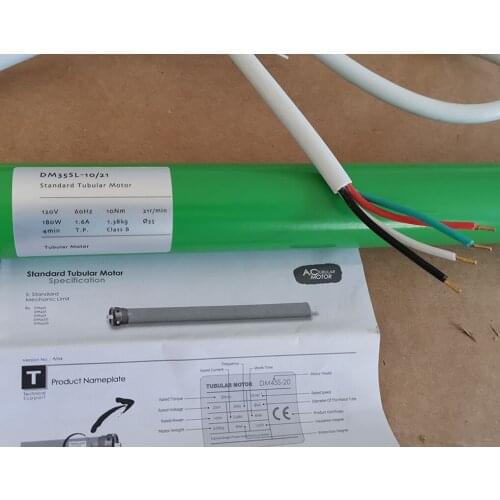 FREE SHIPPING DOOYA TUBULAR AC MOTOR FOUR WIRES DM35SL FOR DIA 50MM TUBE