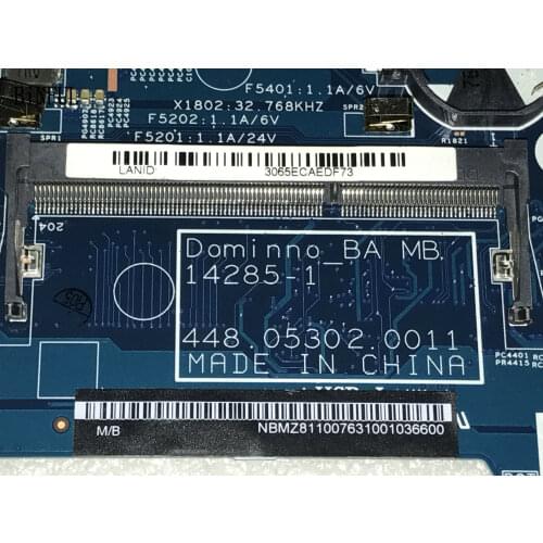 FAST SHIPPING, AVAILABLE 14285-1 448.05302.0011 ES1-512 MAINBOARD FOR ACER ES1-512 LAPTOP MOTHERBOARD, ONBOARD N3060 PROCESSOR