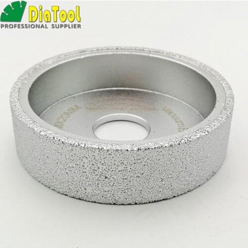 DIATOOL 75mmx20MM diamond edge grinding discs Vacuum Brazed Diamond grinding wheel, Profile wheel