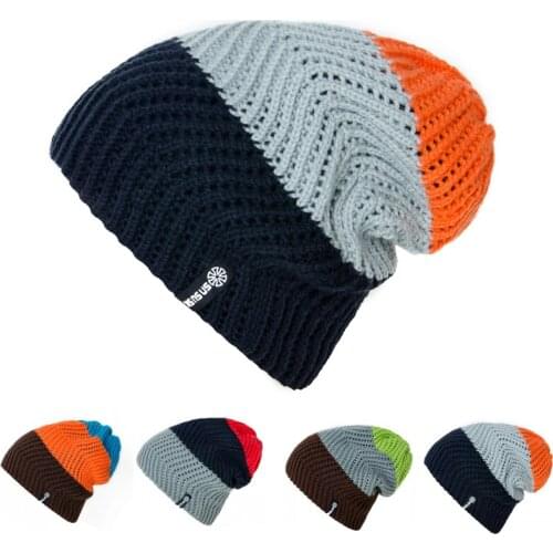 Women Winter Knitted Hats Gorro Beanie For Men Women Beanies Hat Bonnet Outdoor Sport Skiing Chapeu Cap Beanies Warm For Men