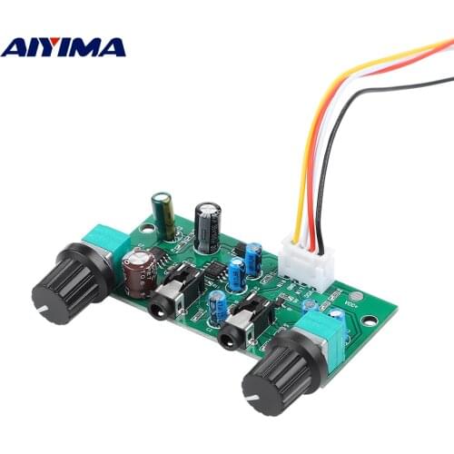 AIYIMA Speaker Audio Live Circuit Board Headphone Amplifier Audio Recording 3.5MM Interface With Microphone