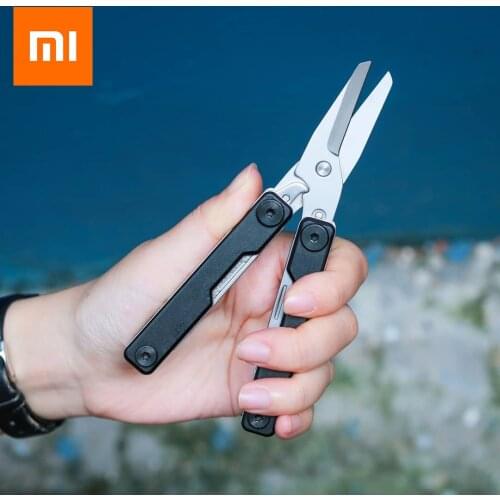 XIAOMI HUOHOU 10 In1 Tools EDC Pocket Multifunctional Knifes Blade Folding Pliers Cycling Portable Scissors Opener Huohou