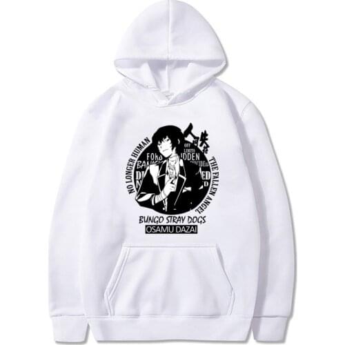 2021 Fashion Hoodies Men Anime Bungo Stray Dogs Harajuku Hooded Sweatshirts Streetwears Unisex Crewneck Pullovers Hoody