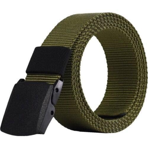 Fashion Canvas Military Tactical Belt For Women Men Metal Buckle Adjustable Support Hunting Sports Waist Belt for Pants
