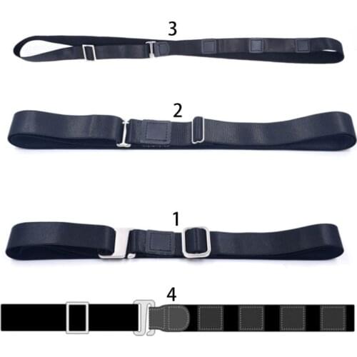 Men Women Shirt Stay Non-Slip Bandage Adjustable Wrinkle-Proof Holder Fixing Straps Locking Tucked Waist Belt Formal Office