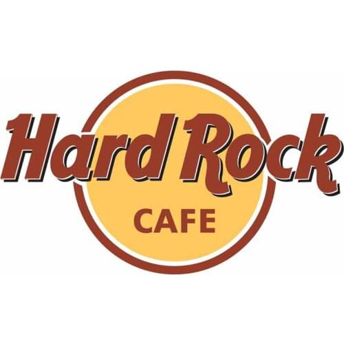 Personality Car Sticker for Hard Rock Cafe Camper Truck Decal Creative PVC Waterproof Cover Scratch Decoration 13cm*9cm