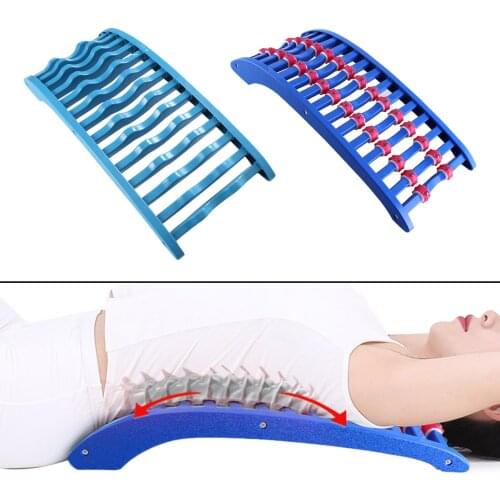 Back Stretcher Support Pain Relief Back Spine Massager Home Trainer for arthritis,sciatica,scoliosis,tight knot issues