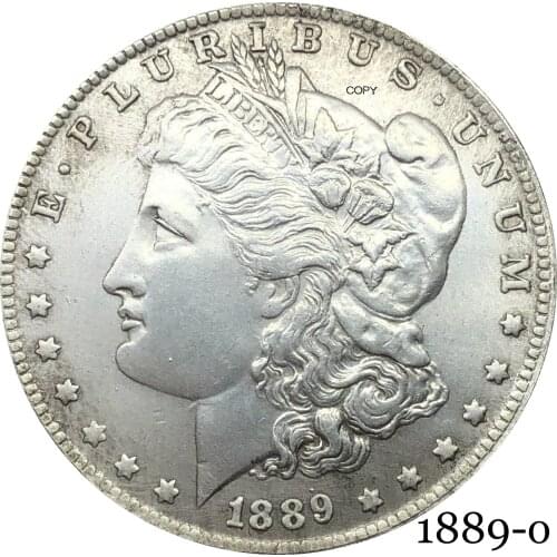 United States Of America 1889 O Morgan One Dollar US Coin Liberty Cupronickel Silver Plated In God We Trust Copy Coin
