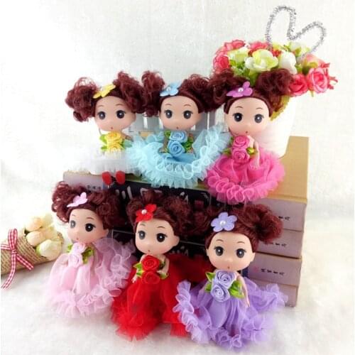 Wedding doll Kids Toys Interactive Baby Confused Doll Toys Keychain Backpack pendant Fashion Gift