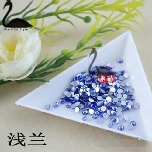 W022 ss16 light blue 1440 A+DMC Hotfix Rhinestone/ diy jewelry accessories flat glass diamond drill Min.order is$15 (mix order)