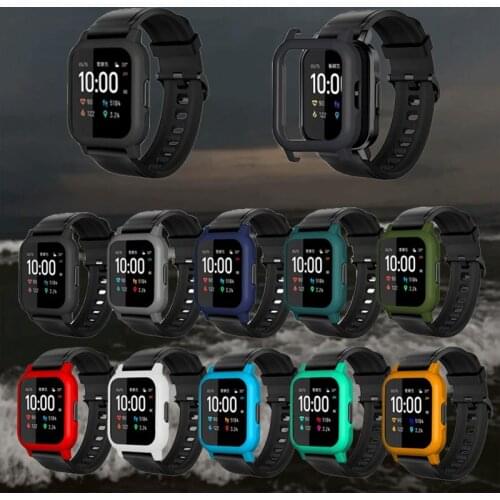 Protective Case For Xiaomi Haylou LS02 Smart Watch Hard PC Anti-scratch Shell Protector Colorful Wristwatch Frame Cover