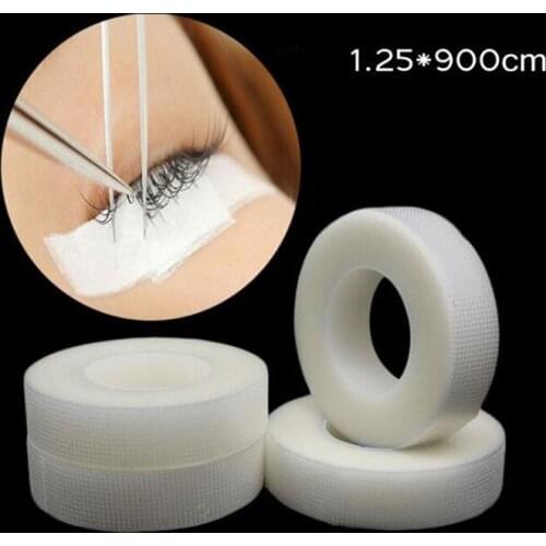 1Roll 9m Anti-allergy PE Material Breathable Individual Eye Lashes Tape Eyelashes Extension Accessory Easy to tear Makeup Tools