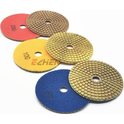Aggressive wet dry granite diamond copper bond polishing pads Marble Granite Quartz Diamond Copper Resin metal Pads polish discs
