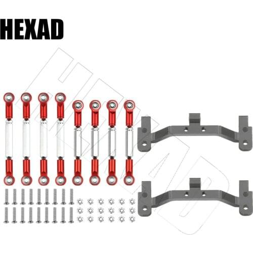 8PCS MN D90 FJ45 MN45 MN90 MN99s 1/12 RC Car Spare Parts Upgrade Metal Rod Servo Base