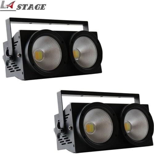 Free Shipping 2pcs/lot 2 Eyes Audience Blinder COB Light DMX Led Blinder