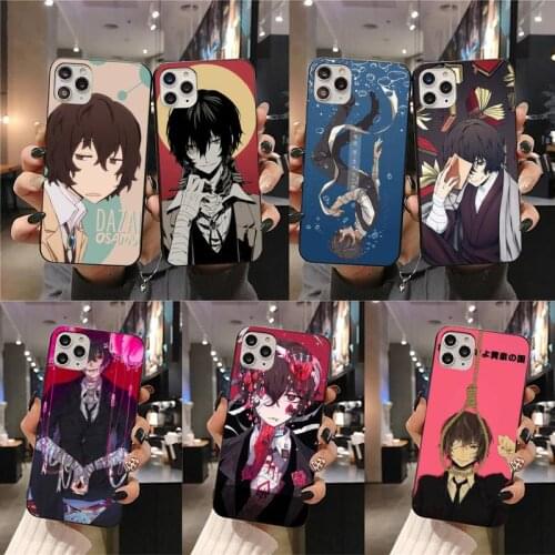 Anime Bungou Stray Dogs Dazai Osamu Phone Case For iphone 12 11 Pro Max Mini XS Max 8 7 6 6S Plus X 5S SE 2020 XR cover