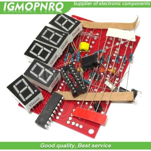 1lot DIY Kits RF 1Hz-50MHz Crystal Oscillator Frequency Counter Meter Digital LED tester meter