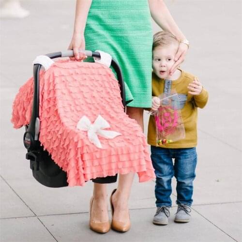 Baby Carrier Safety Seat Dustproof Sunshade Outdoor Carrier Seat Mosquito Dust Protective Cover( NO Seat)