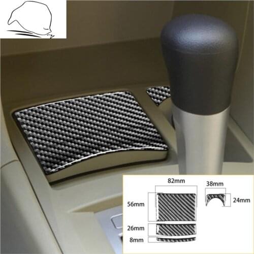 For Mitsubishi Lancer EVO X MR 2008-2015 Interior Ashtrey Power Outlet Panel Frame Carbon Fiber Sticker Cover Car Accessories