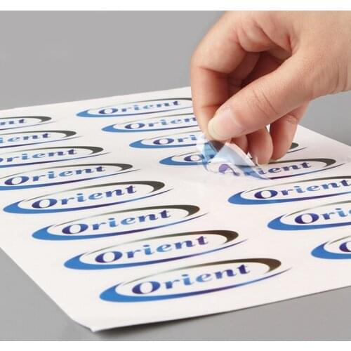 Common packaging label tape supermarket promotional stickers On sale full color stickers Store logo name labels Any size is ok