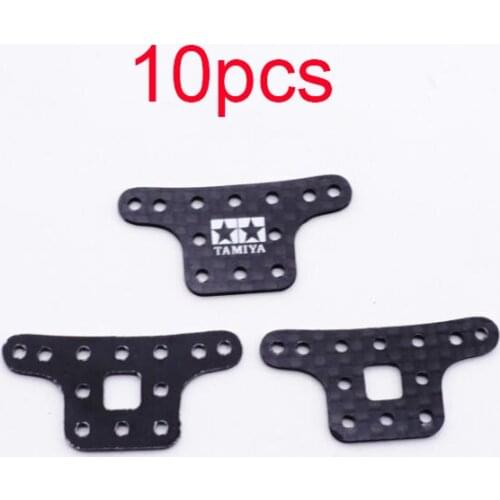 10PCS Counterweight Bracket 94976/95387 1.5mm Carbon/Glass Fiber Fixed Holder Trestle Support for RC Tamiya Mini 4WD Racing Car