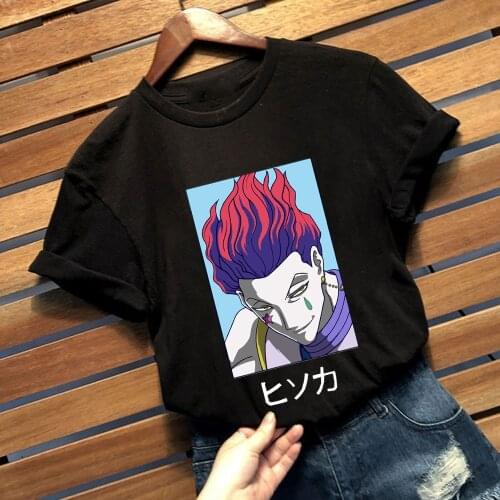 Anime Hunter X Hunter T-Shirt Summer Tops HISOKA MOROW Graphic Tees Harajuku T-Shirts Unisex Clothes