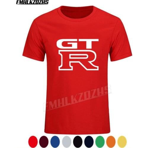Summer hot mens T-shirt, New men Nissan GTR Auto super sports car T-shirt, brand top short-sleeved car Tshirt Tee H155