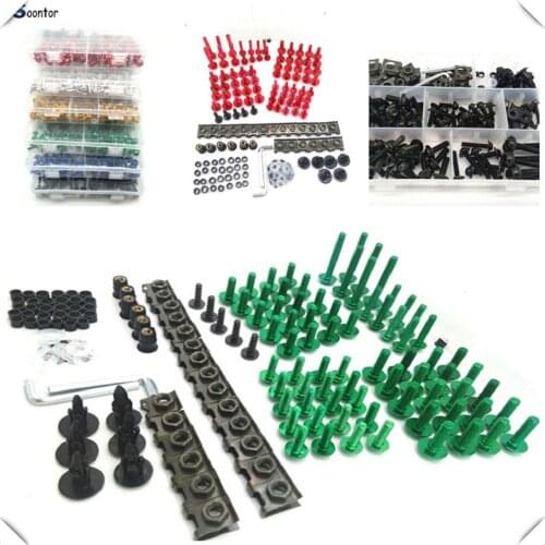 Motorcycle Fairing Body Bolts set Kit Fastener Screw Nuts For Ducati CaRbon XDiavel S Kawasaki GPZ500S EX500R NINJA